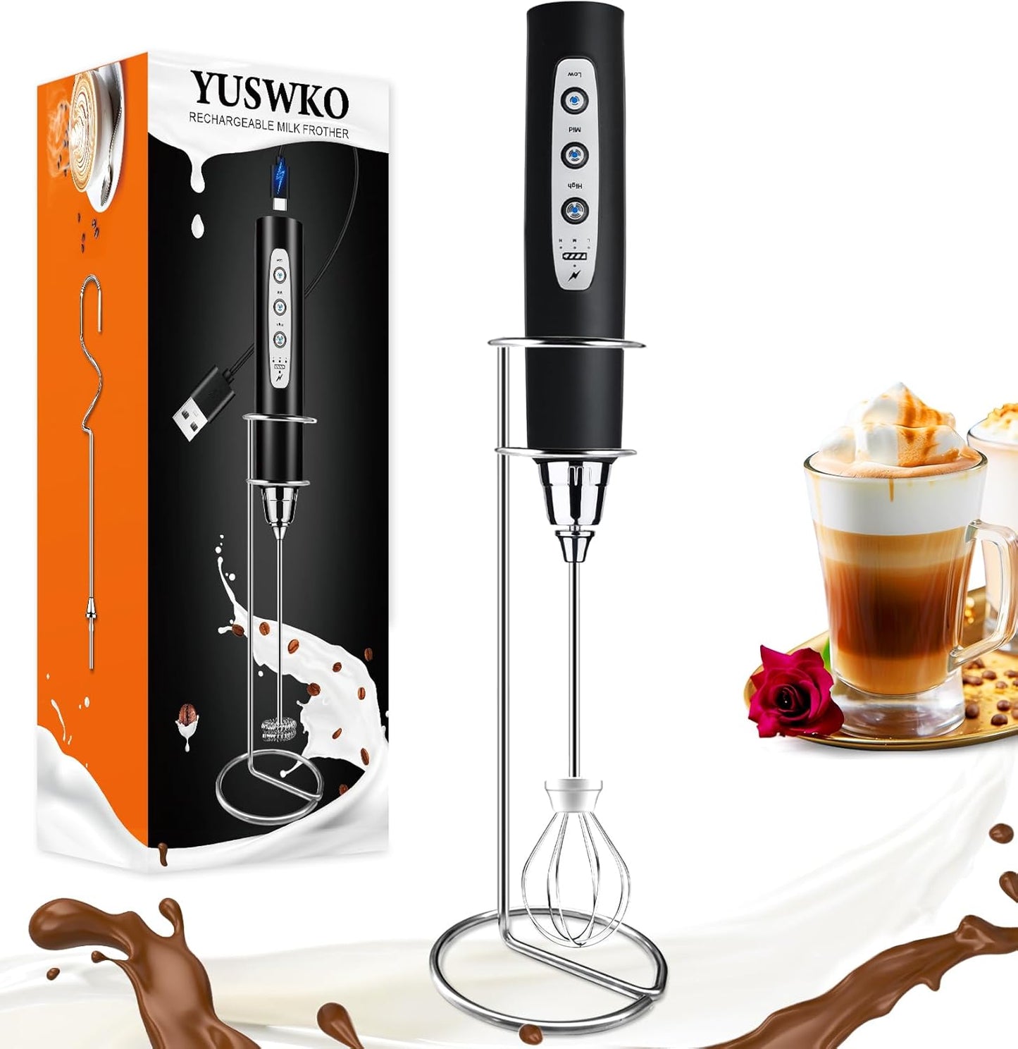 Portable Cappuccino Milk Frother