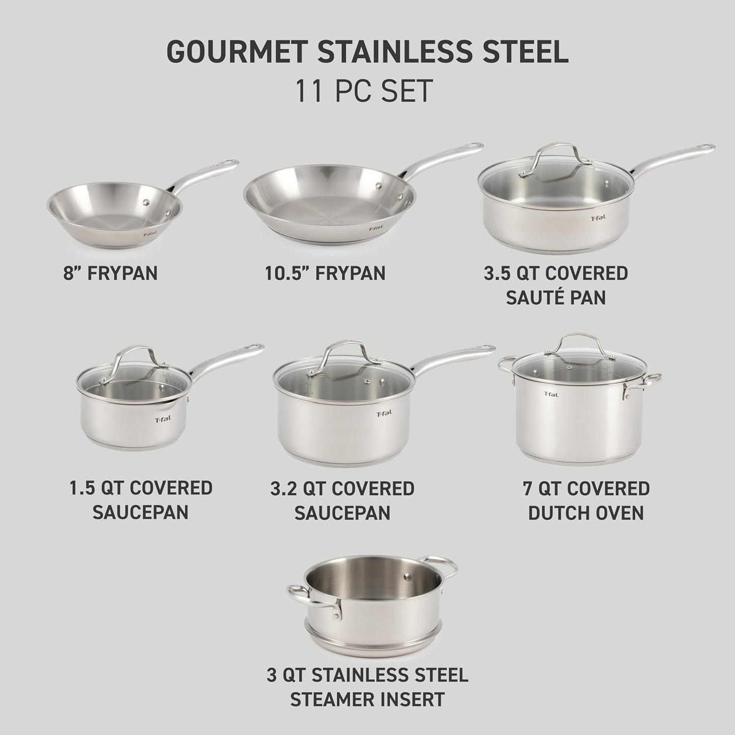 Premium Stainless Steel Cookware Set