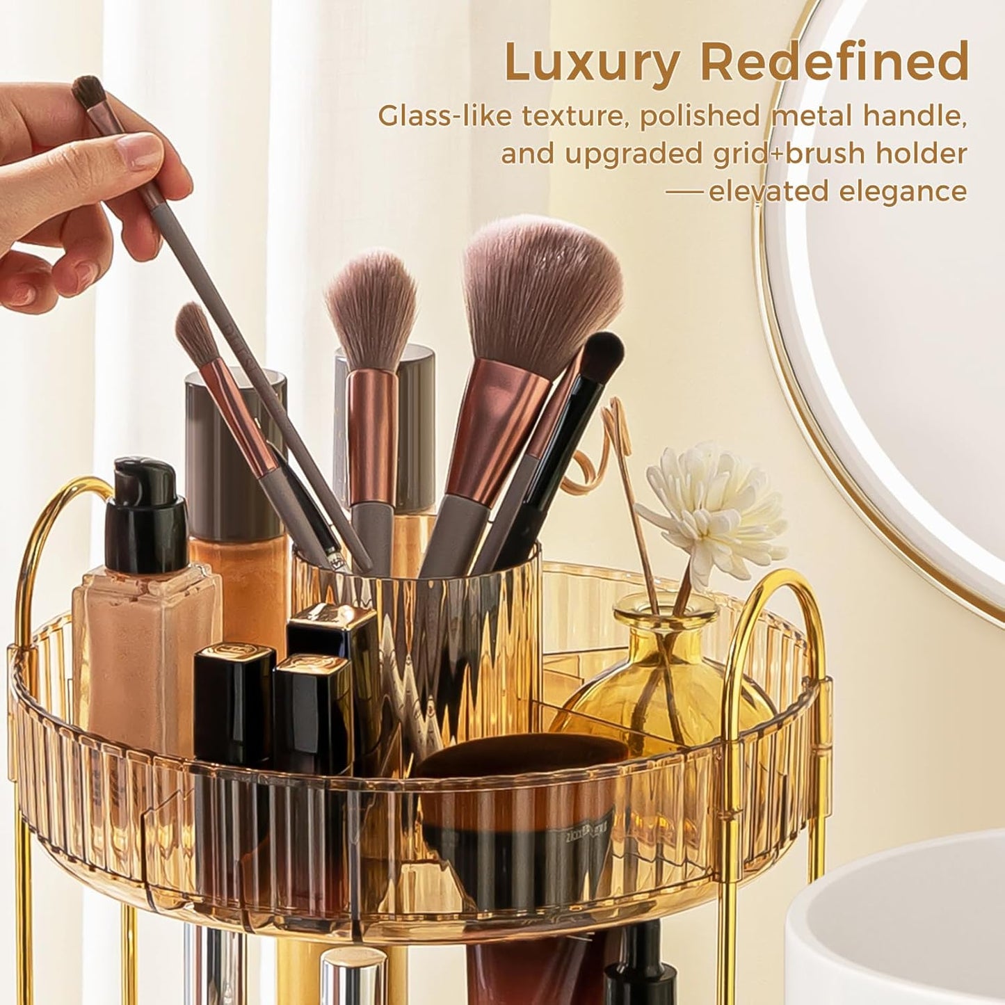 360° Rotating Cosmetic Organizer