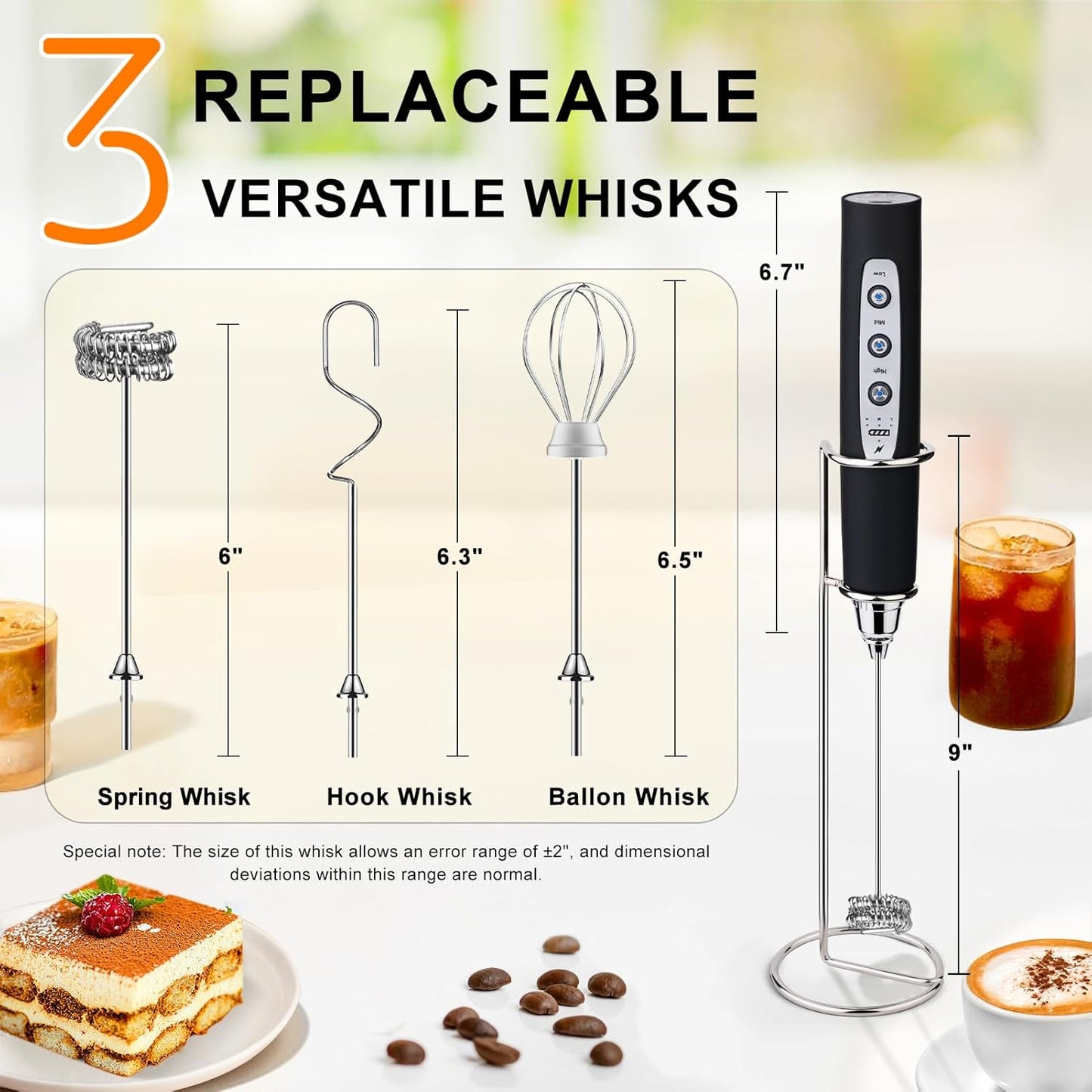 Portable Cappuccino Milk Frother