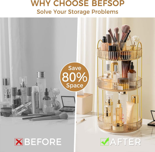 360° Rotating Cosmetic Organizer